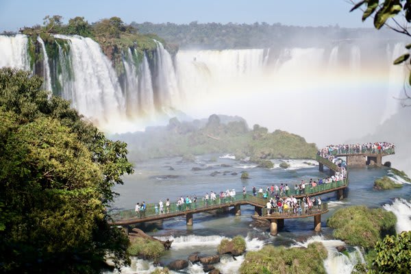 Boardwalk to the Falls of Iguazu