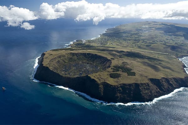 Flying into Rapa Nui