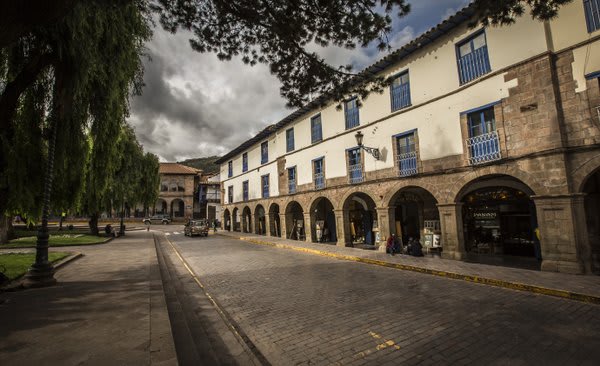 Cusco Peru Cloistered Walkway