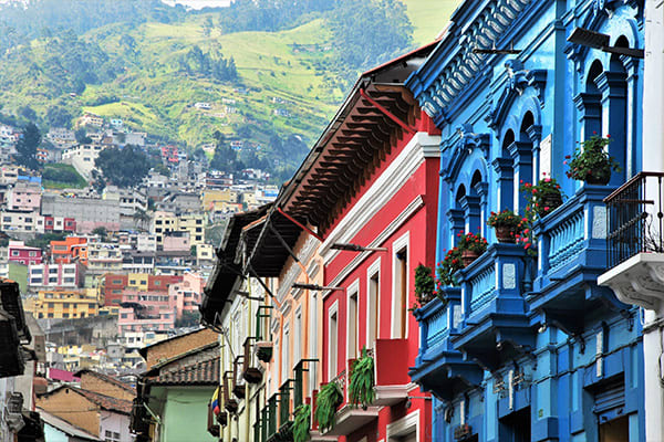Quito Colored Houses