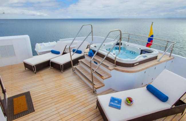 Jacuzzi on the deck