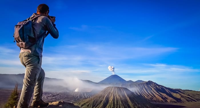 Photographing Volcano Indonesia