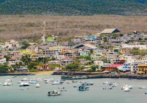Port town in Galapagos