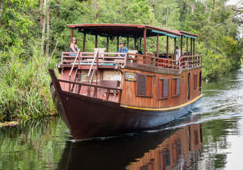 Kumai boat on the river