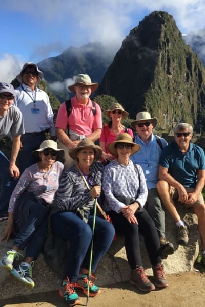 Group At Machu Picchu