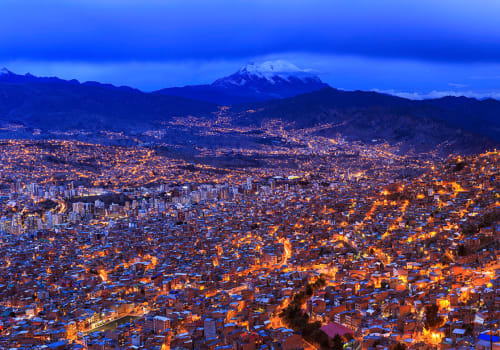 Night,View,Of,La,Paz,,Bolivia