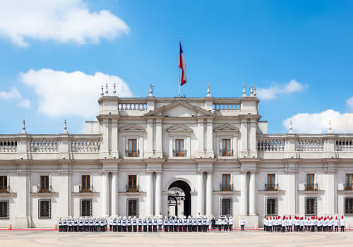 A,Public,Procession,In,Front,Of,La,Moneda,Palace,(palacio