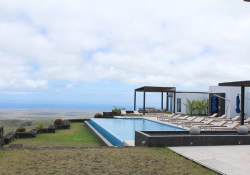 Pool at the PIkaia Lodge IN galapagos